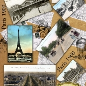 055  Париж на открытках