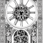 012  Античные часы